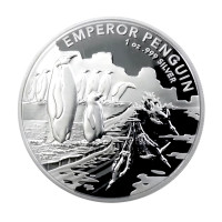 Серебряная монета «Императорский пингвин» 2023 1 унция