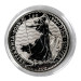 Серебряная монета 2£ Британия 1 унция 2025