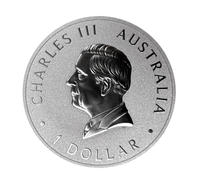 Серебряная монета Кукабарра 1oz 1$ 2024 Австралия