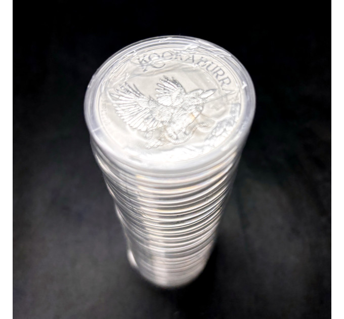 Серебряная монета Кукабарра 1oz 1$ 2024 Австралия