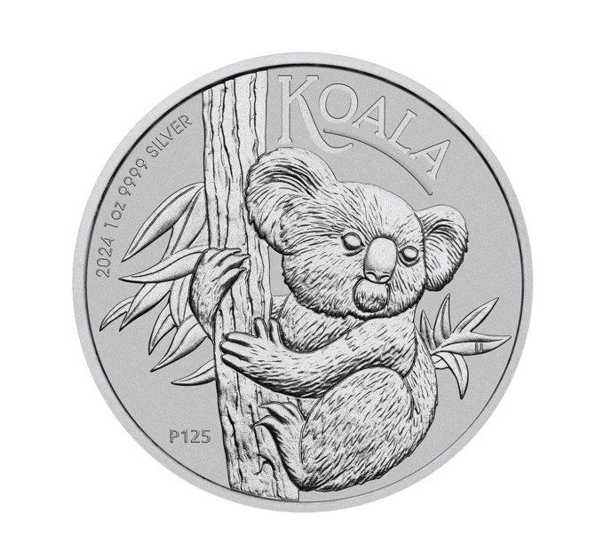 Срібна монета Коала 1oz 1$ 2024 