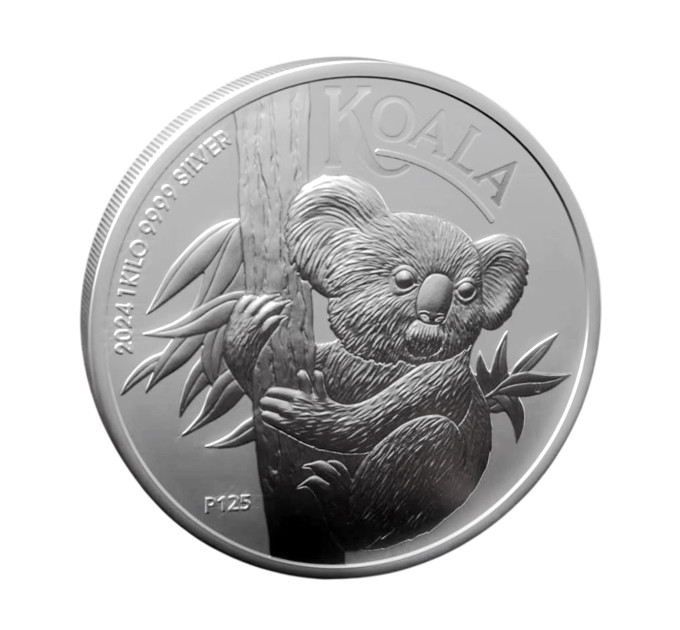 Срібна монета Коала 1oz 1$ 2024 