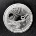 Серебряная монета Неприрученный Крокодил 1oz 2024 Токелау 5$ 