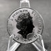 Серебряная монета 1 oz Святой Георгий и Дракон 2021 Британия 