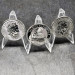Серебряная монета 1 oz Святой Георгий и Дракон 2021 Британия 