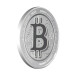 Brilliant Uncirculated 2022 $2 Bitcoin Niue, серебряная монета 1 унция 