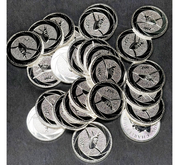 Серебряная монета 2£ «Bond of the 1980s» 1oz 2025 – инвестиции и коллекционирование