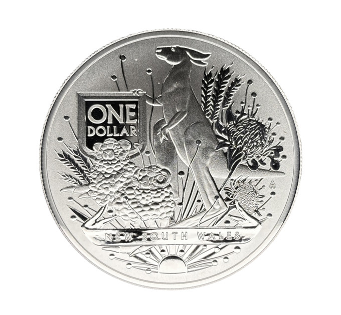 Серебряная монета $1 New South Wales 1oz 2022 – инвестиции и коллекционирование