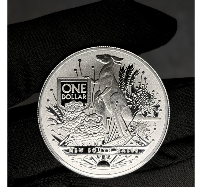 Серебряная монета $1 New South Wales 1oz 2022 – инвестиции и коллекционирование