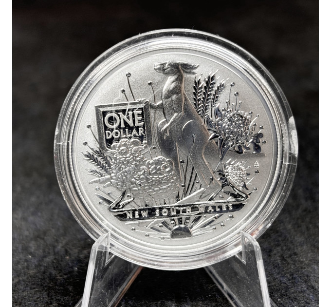 Серебряная монета $1 New South Wales 1oz 2022 – инвестиции и коллекционирование
