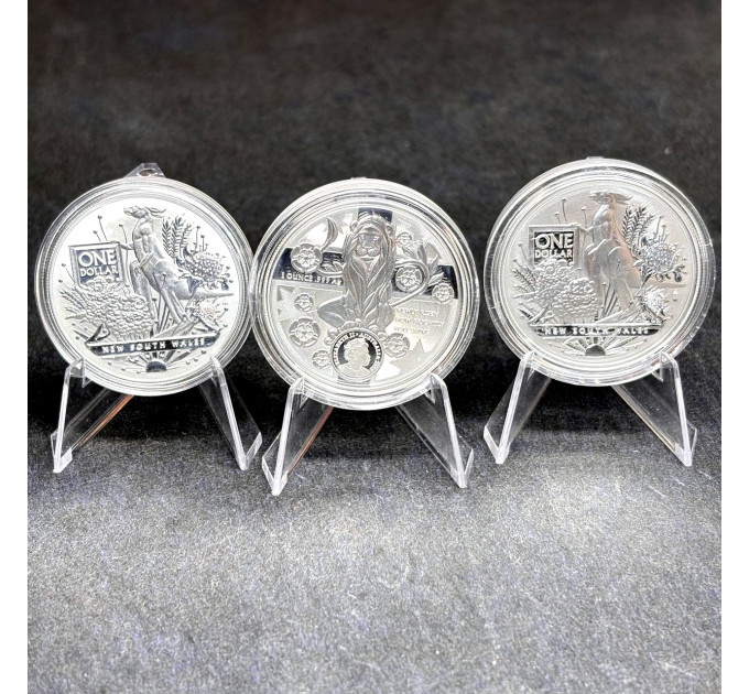 Серебряная монета $1 New South Wales 1oz 2022 – инвестиции и коллекционирование