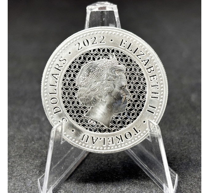 Серебряная монета $5 Токелау «Бык и Медведь» 1oz 2022 – инвестиции и коллекционирование