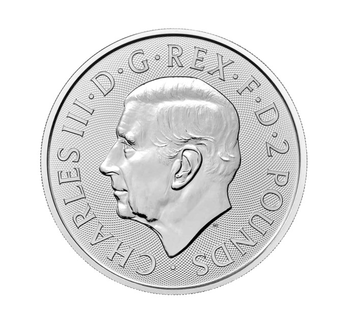Серебряная монета 2£ Святой Георгий и Дракон 1oz 2024 – инвестиции и коллекционирование