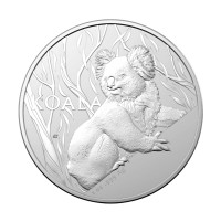 Серебряная монета Австралии «Коала» 2024 $1
