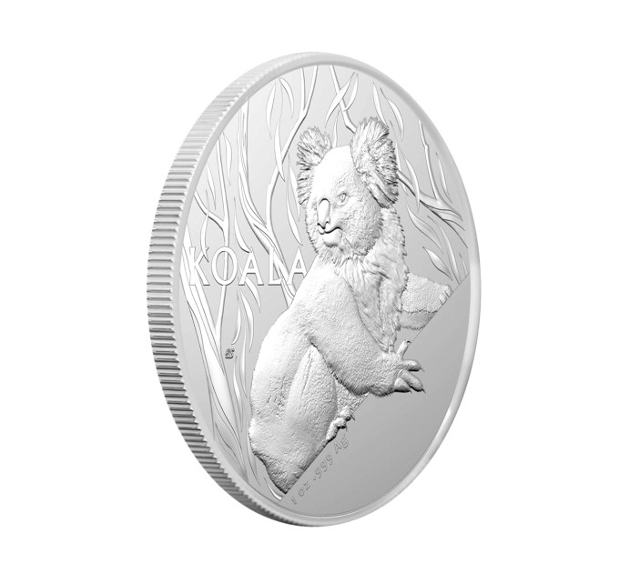 Серебряная монета Австралии «Коала» 2024 $1 - 31,1 г – инвестиции и коллекционирование
