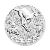 Серебряная монета $1 Австралии «Кенгуру, Коала, Кукабарра» 1oz 2024