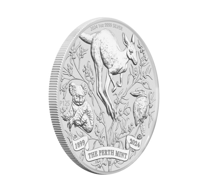 Серебряная монета $1 Австралии «Кенгуру, Коала, Кукабарра» 1oz 2024 – инвестиции и коллекционирование