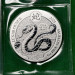 Серебряная монета ₣50 Руанды «Год Змеи» 1oz 2025 – инвестиции и коллекционирование