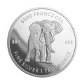Серебряная монета 5000₣ Чада «Слон в стиле мандалы» 1oz 2019 – инвестиции и коллекционирование