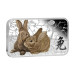 Коллекция из 4 серебряных слитков-монет $1 Островов Кука «Год кролика» 2011, 1oz, с сертификатом