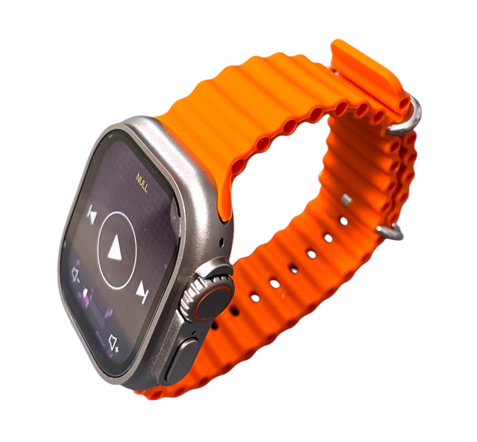 S8 Ultra Lite Smart Watch – яркие смарт-часы с оранжевым ремешком