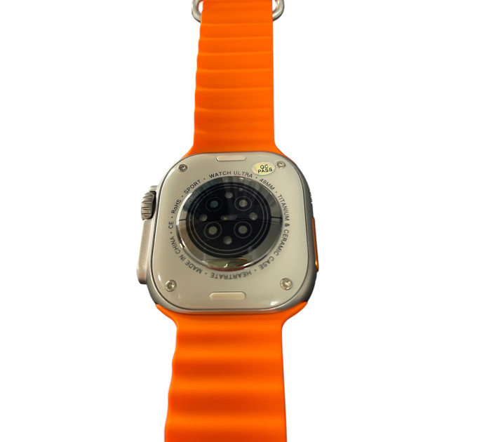S8 Ultra Lite Smart Watch – яркие смарт-часы с оранжевым ремешком