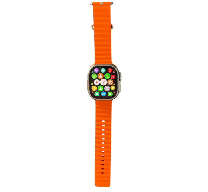 S8 Ultra Lite Smart Watch – яркие смарт-часы с оранжевым ремешком
