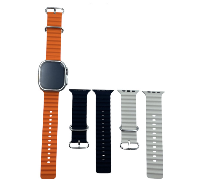 S8 Ultra Lite Smart Watch – яркие смарт-часы с оранжевым ремешком