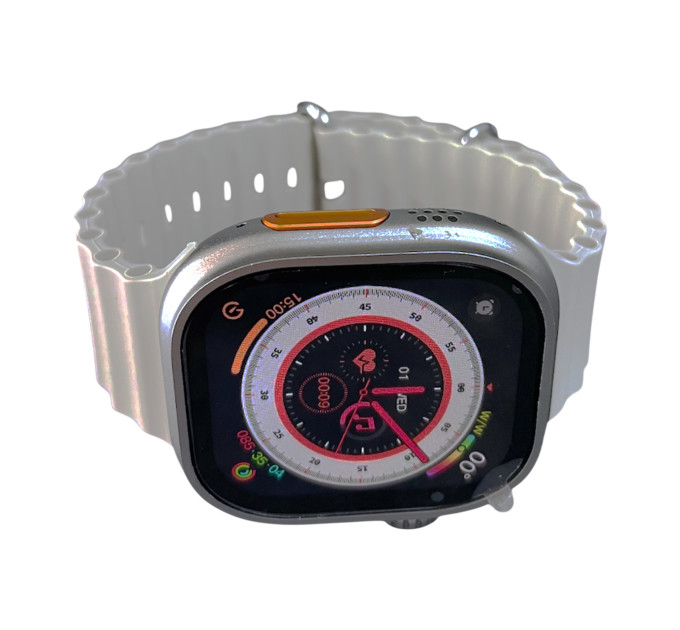 S8 Ultra Lite Smart Watch – стильные смарт-часы с серым ремешком