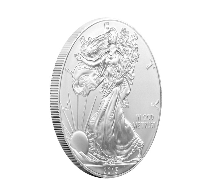 Серебряная монета 1$ Орел Liberty США 1oz 2013 года