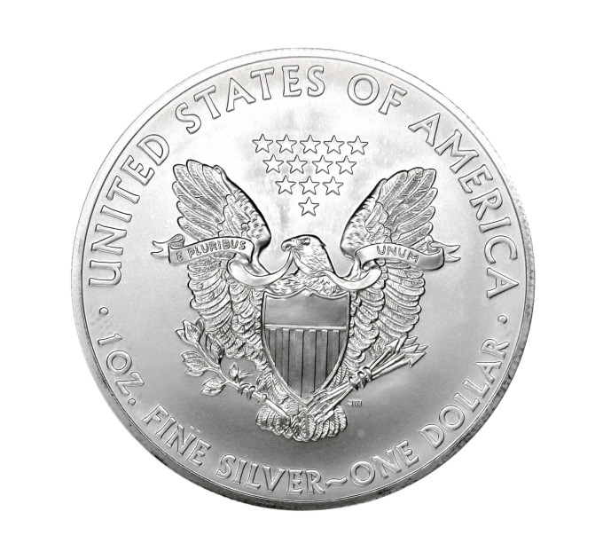 Серебряная монета 1$ Орел Liberty США 1oz 2013 года