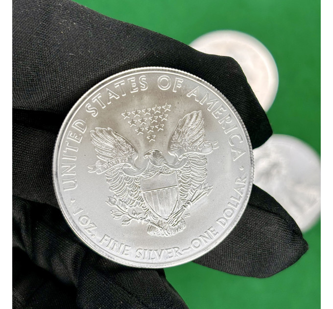 Серебряная монета 1$ Орел Liberty США 1oz 2013 года