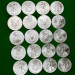 Серебряная монета 1$ Орел Liberty США 1oz 2013 года