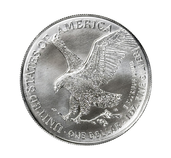 Серебряная монета 1$ Орёл Liberty 1oz 2025 года США