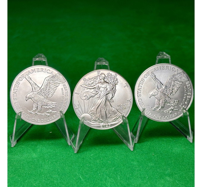 Серебряная монета 1$ Орёл Liberty 1oz 2025 года США