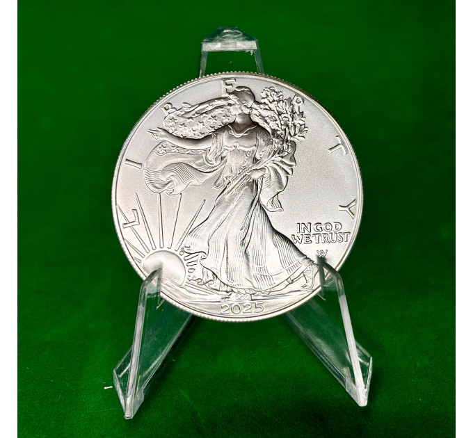 Серебряная монета 1$ Орёл Liberty 1oz 2025 года США