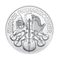 Серебряная монета 1,5€ Венская Филармония Австрия 1oz 2021