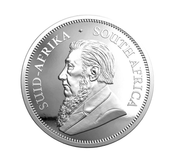 Серебряная монета 1 Ранд Крюгерранд 1oz 2025 Южная Африка