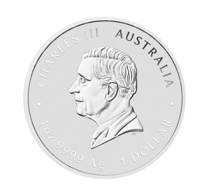 Инвестиционная серебряная монета $1 Quokka 1oz 2024 Австралия