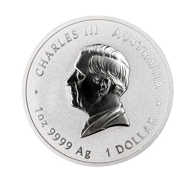 Инвестиционная серебряная монета $1 Quokka 1oz 2024 Австралия