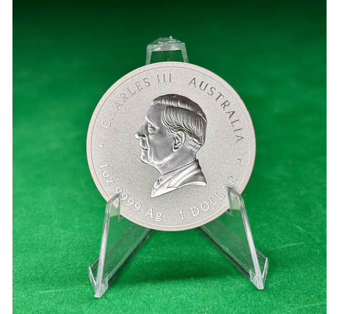Инвестиционная серебряная монета $1 Quokka 1oz 2024 Австралия