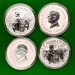Инвестиционная серебряная монета $1 Quokka 1oz 2024 Австралия