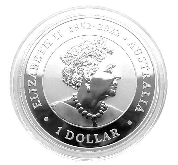Инвестиционная серебряная монета $1 Wombat 1oz 2023
