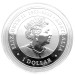 Инвестиционная серебряная монета $1 Wombat 1oz 2023