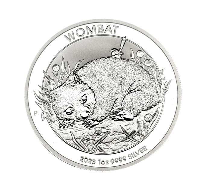 Инвестиционная серебряная монета $1 Wombat 1oz 2023