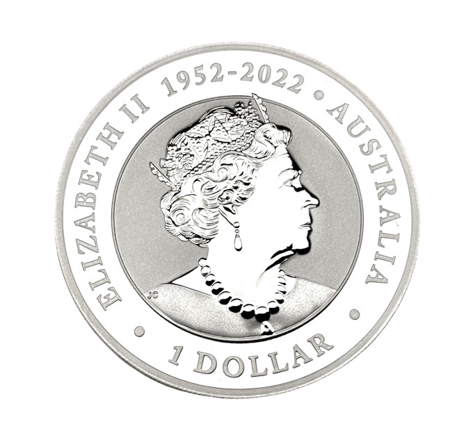 Инвестиционная серебряная монета $1 Wombat 1oz 2023
