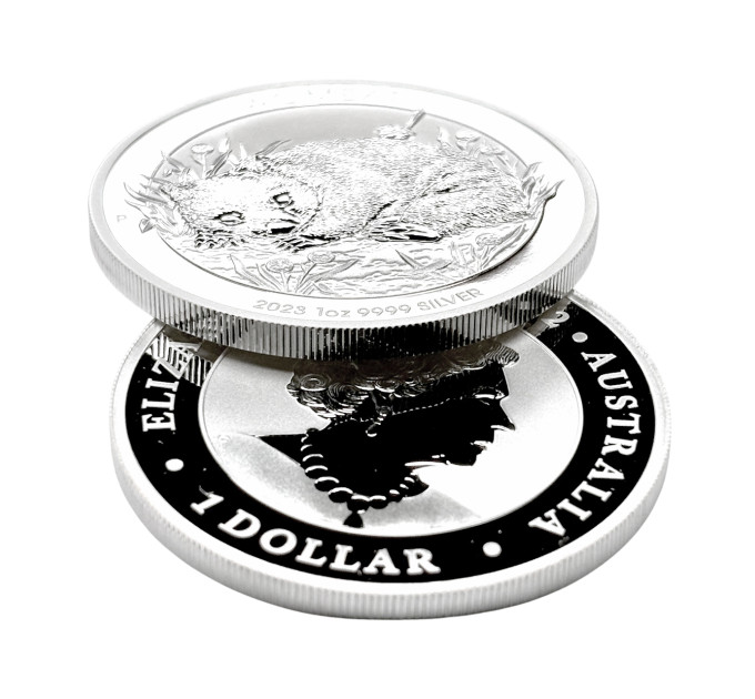Инвестиционная серебряная монета $1 Wombat 1oz 2023