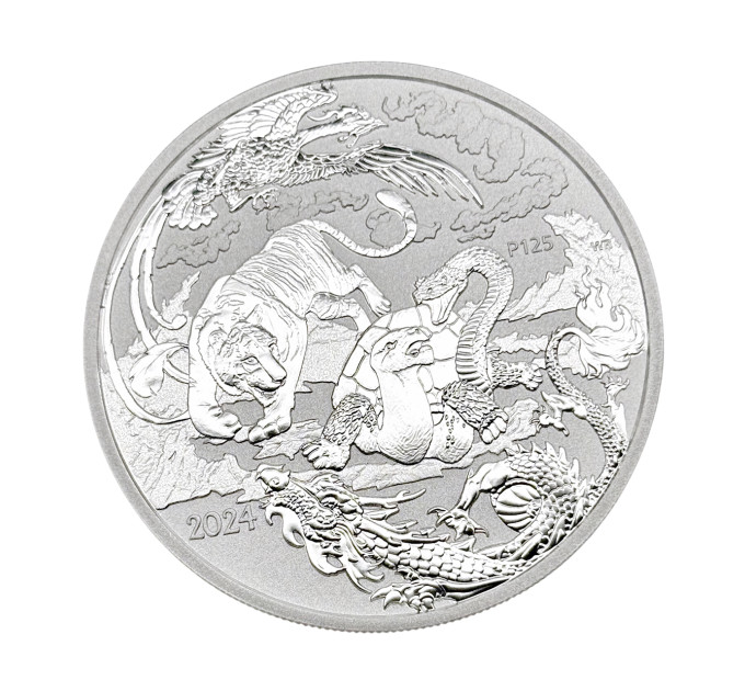 Серебряная монета $1 Мифы и Легенды Австралии 1oz 2024