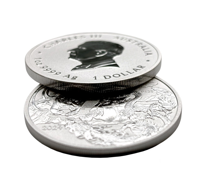 Серебряная монета $1 Мифы и Легенды Австралии 1oz 2024