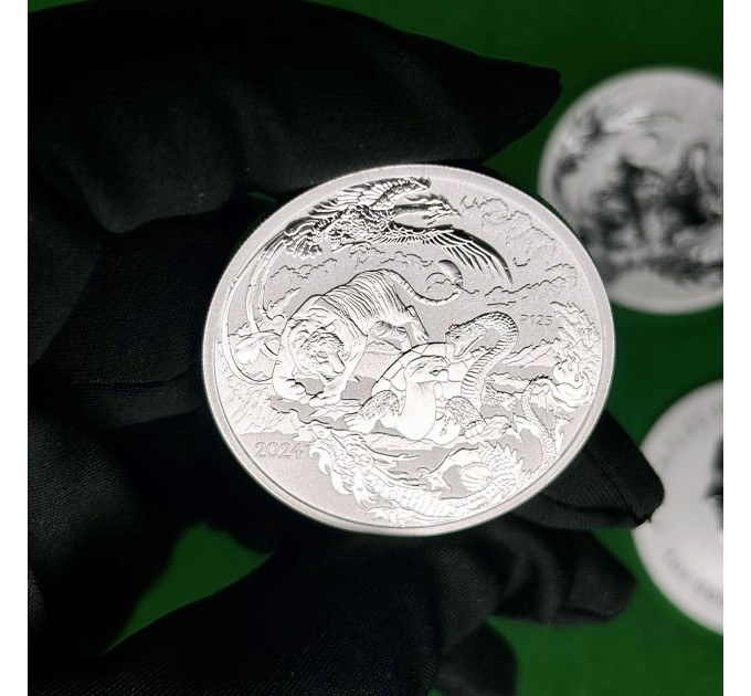 Серебряная монета $1 Мифы и Легенды Австралии 1oz 2024